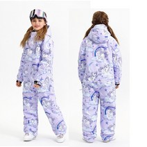 보드 스키 용품 어린이 방한복 키즈 스키 점프수트 원피스 오버올 방수 방풍 여아 스노우보드복 스노우옷-3, [04] Size 130, 03 as picture_04 Size 130
