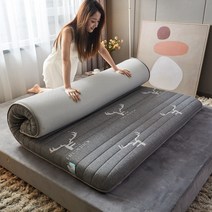 메모리폼토퍼 발열 토퍼 UVR 태국 천연 라텍스 메모리 폼 매트리스 일본식 바닥 매트 침실 다다미 느린 리