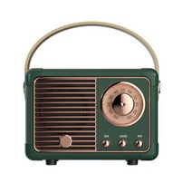 휴대용 소형 무선 블루투스 무선앰프 스피커레트로 블루투스 스피커 HM11 클래식 음악 플레이어 사운드, 05 육군 녹색_01 다른_01 스피커