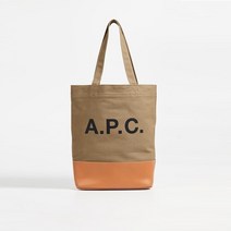 Miam-두꺼운 데님 캔버스 패치 워크 가죽 휴대용 숄더 백 크로스 보더 일본과 A P.C 글자 대용량 토트