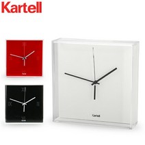 카르텔 Kartell 시계 틱택 정규품 걸 시계 시계 시계 시계 멋쟁이 인테리어 1900 Tic Tac Clock (Matte)