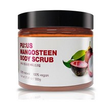 퓨어스 망고스틴 천연 바디스크럽 500g 모공각화증스크럽
