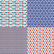 홈메디 리폼패브릭스티커 A4-북유럽풍 11종, 큐브페스티발