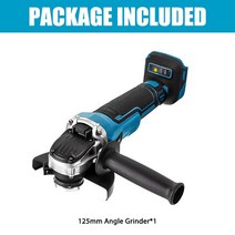 광택기 18V 무선 그라인딩 머신 앵글 그라인더 800W 충격 전기 브러시리스 연마 도구 Makita 배터리 125mm/100mm, 협력사, 125mm