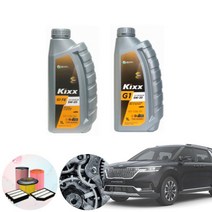 카니발(KA4) 3.5(가솔린) 킥스G1 엔진오일 필터세트 KPT-111, 5w30 7통 정품필터 set, 0