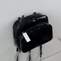 바이레이디즈 / 에나멜 비건 레더 백팩