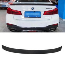 리얼 카본 파이버 리어 트렁크 립 스포일러 스플리터 윙 bmw 5시리즈 g30 g38, 3D 스타일