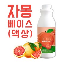 쉘몬 자몽농축액 액상타입 베이스1kg, 3개, 3개