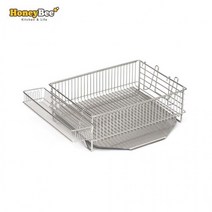 IJP624643문구 생활잡화 허니비 스텐304 미니식기건조대 1단, 단품