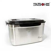 키친아트 대용량 스텐 김치통 12L, 2개