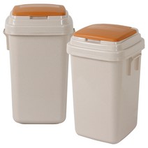 우림 분리수거 리드 휴지통 3호(20L) BN 쓰레기통