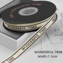 5/10M 새틴 Grosgrain 리본 바느질 크리스마스 장식 테이프 DIY 보우 선물 포장 봉제 공예 액세서리 재료, 01 off white 1.5cm_02 10meters