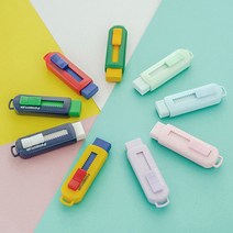 [조한스토어] 스테들러 슬라이딩 지우개 525 PS 샤프형/리필가능/컬러풀, 블랙_검정