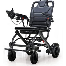 실버카장애인용 경량 접이식 리모컨 전동 휠체어 14.5kg 후방 제어, 01 carbon fibre 6AH
