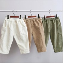 세인트키즈 동글카고 스판 아기골덴바지 유아바지