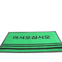 BUyuS현관매트발매트/어서오십시오현관발매트그린(소)80x50굿딜 브이숍, 상세페이지 참조