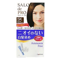 다리야 살롱드프로무향료헤어컬러 새치염색약 밝은새치염색약 흰머리염색 밝은갈색 새치커버 일본염색약, 1개, 41414 5K체스트넛자연갈색