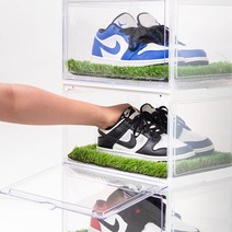 슈즈랙 쇼 케이스 신발 피규어 레고 장식장 트렁크 정리함, 잔디매트 30mm