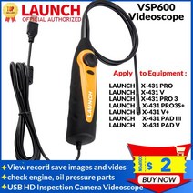 LAUNCH-VSP600 USB HD 검사 카메라 비디오스코프 5.5MM 작업 X431 V/ V PLUS /X431 PRO3S, 한개옵션0