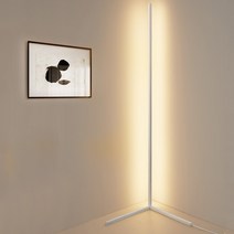 장스탠드 북유럽 led 플로어 램프 현대 간단한 따뜻한 흰색 코너 막대 조명 거실 침실, 협력사, 따뜻한 흰색 검은 우리