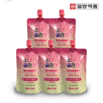 일양약품 소녀 콜라겐 파우치, 5개입, 100ml