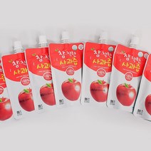 참착한 사과즙 30포 3박스 90포 120ml 아기 임산부 생 주스 쥬스 명품 착즙 100, 파우치형, 3개
