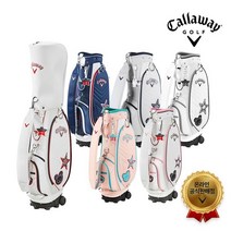 캘러웨이 레이디스 스포츠 휠 여성 캐디백, 화이트레드