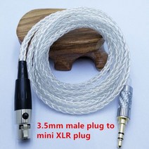 비디오 영상 케이블 RCA 연장선 변환 방송 전선 8 코어 오디오 헤드폰 부착 AK G Q701 K240S K271 K702 K141 K171 K712 용 미니 xlr에 3.5mm, 0.5m, 01 3.5 to mini XLR-S
