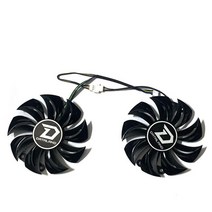 2 팩 GA91B2U Powercolor Red Devil RX580 GPU 쿨러 냉각 팬 Radeon Red Dragon AX 480 470 580 그래픽 카, 01 GA91B2U