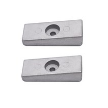 BOLEWIN 826134Q 사이드 포켓 알루미늄 양극 머큐리 아웃보드 2개와 호환 가능