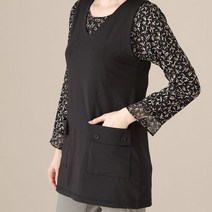 애비뉴투지 엄마옷 편하게 걸쳐입는 봄 가을 간절기 브이넥 입체주머니 조끼 V08011 50대 60대 중년여성