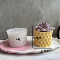도자기공예 도자기트레이 실리콘몰드 diy 크리스탈 에폭시 금형 꽃병 수지 금형 diy handmade test tube flower pot 실리콘 금형 화분 콘크리트 금형 장식, f-02 대형