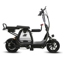 미니 접이식 륜 전기 자전거 인승 리튬 배터리 성인 남녀, black+20ah battery