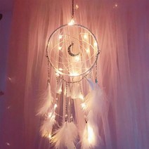 [젊은이마켓] 달 드림캐쳐 무드등 조명 썬캐처, 제품선택:문라이트 드림캐쳐 / 색상선택:화이트