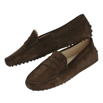 토즈 여성 고미노 스웨이드 드라이빙 슈즈 XXW00G00010RE0 S611 BROWN [TDS444]