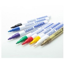 문화 페인트마카 세필 팁 낱자루, 1, 02 - 세필 페인트마카 (3mm)-흰색