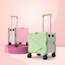 다니고 접이식 멀티 쇼핑카트 대형, K105 그린티민트 + 크림, 1개