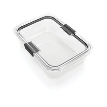 Rubbermaid Brilliance 식품 보관 용기 100% 누출 방지 라지 9.6컵