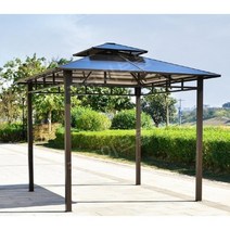 야외 바베큐장 정자 팔각정 조립식 원두막 파라고 파고라 철제 만들기, 2.6X2.6m