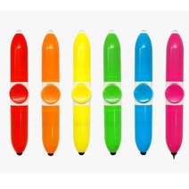 라이트 LED 스피너 볼펜 - 피젯 스피너펜 불빛펜 특이한볼펜 라이트펜 선물용볼펜 인싸템 볼펜판촉물, 색상랜덤