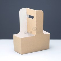 [모담팩]무염 크라프트 무지 캐리어 200장, 단품