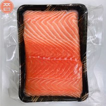 정진수산 노르웨이산 슈페리어 연어회 슬라이스 몸뱃살 딥스키너 연어필렛 생연어 연어회300g 연어회500g 연어회1kg, 생연어 몸뱃살 500g