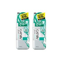 GATSBY (갸스비) 약용 스킨케어 아쿠아 크림 남성 스킨케어 촉촉한 보습 크림 (의약부외품) 스킨 세트 170밀리리터 (x2)