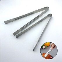 스텐 요리 주방 캠핑 바베큐 물결 집게 GD-10660, 감자쌀롱 30cm
