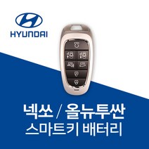 현대 넥쏘 올뉴투싼 스마트키 배터리 건전지 차키 밧데리 키 베터리, 10개