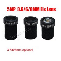 5mp 3.6mm 6mm 8mm cctv 카메라 보드 렌즈 메가 픽셀 HD 12.5 M12 마운트 CCTVIP 카메라용, [02] 5mp 6mm