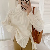 유아스페셜 언발란스 터들넥 폴라 니트