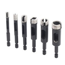 6mm 8mm 10mm 육각 생크 소결 대리석 화강암 구멍 오프너 브레이징 다이아몬드 세라믹 타일 드릴 비트 1 개, 05 14mm