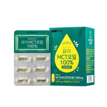겟잇뉴트리 퓨어 MCT오일 100% 식약처 식약청 인정 인증 해썹 haccp 착한 지방 저탄고지 코코넛오일 지방산 C8 C10 에코서트 키토제닉 인도네시아 간편 섭취, 30캡슐X2개