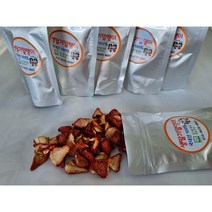 [나비랑딸기랑] 생딸기 말랭이 국내산100% 딸기칩 건조딸기 30g, 1